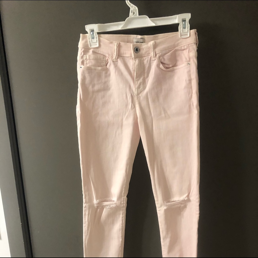 Sneak Peek Pink Skinny Jeans